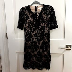 Size Large Juniors around knee length lace dress